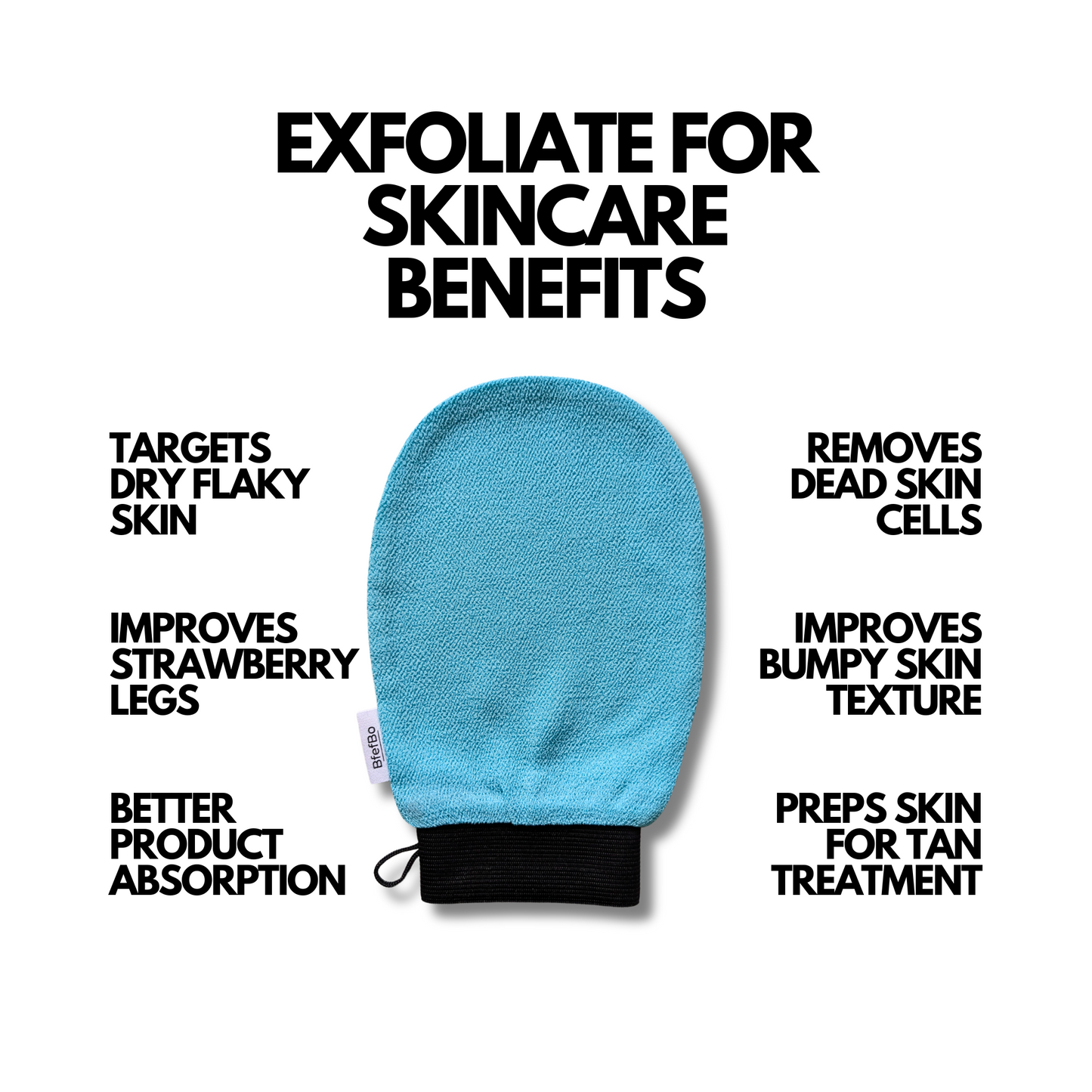 Kessa Exfoliating Gloves - Blue Green
