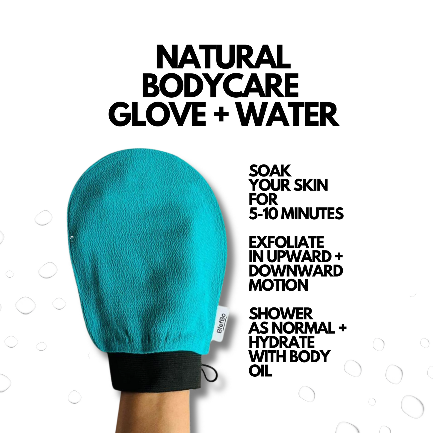 Kessa Exfoliating Gloves - Blue Green
