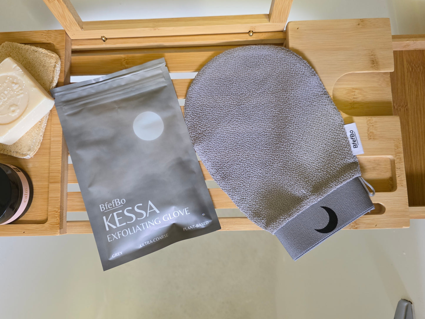 Kessa Exfoliating Glove - Grey