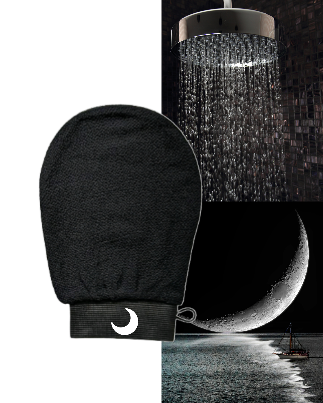 Kessa Exfoliating Glove - Black