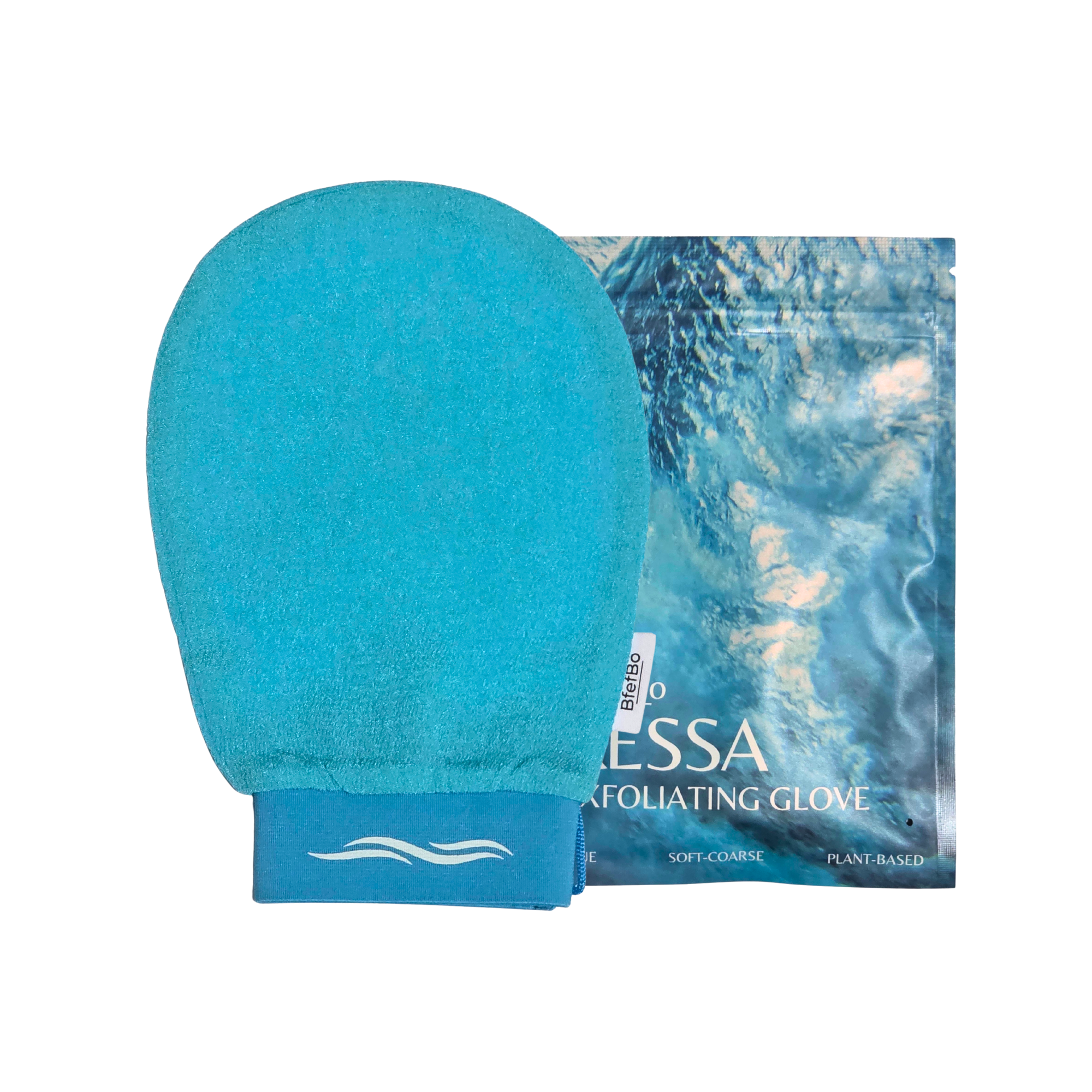 Kessa Exfoliating Gloves - Blue