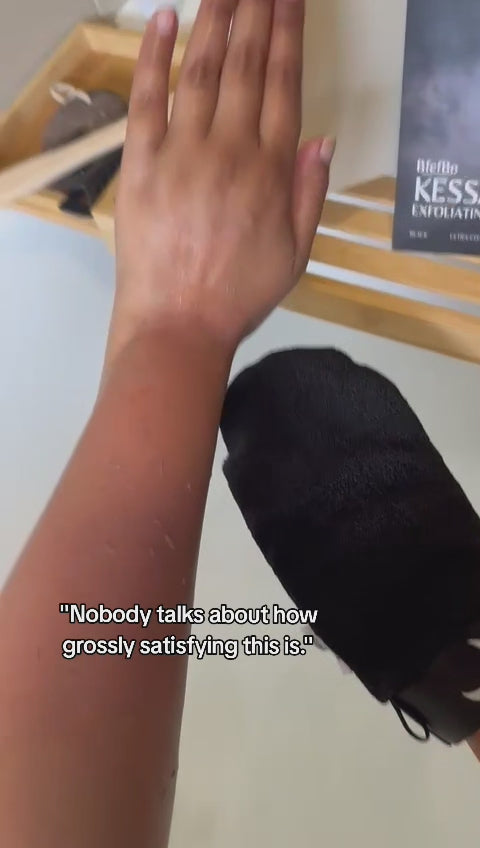 Kessa Exfoliating Glove - Black
