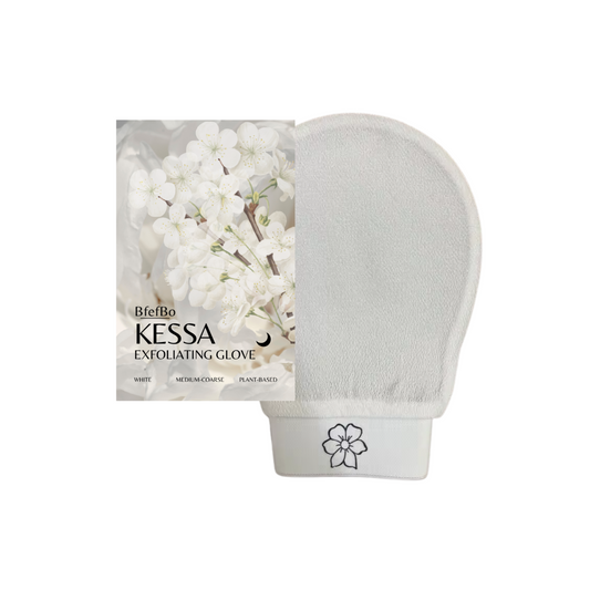 Kessa Exfoliating Gloves - White