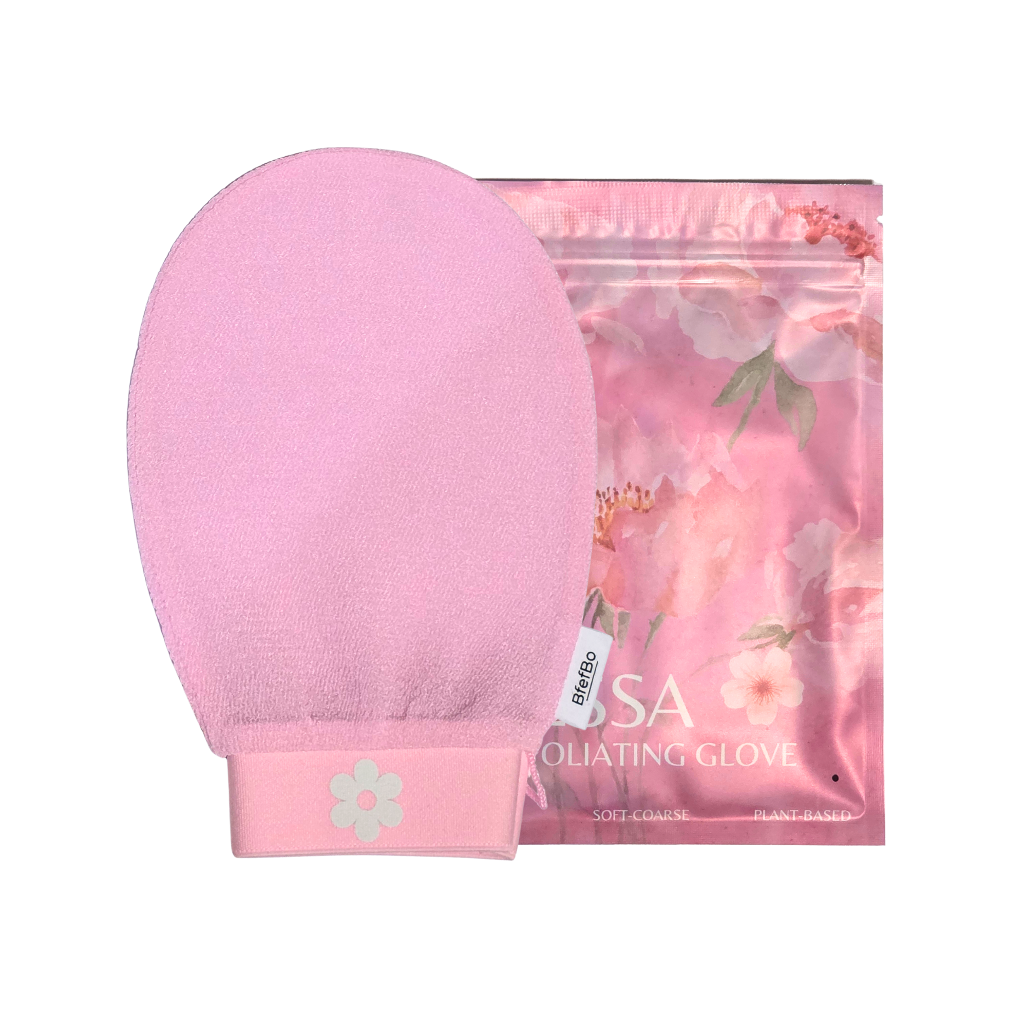 Kessa Exfoliating Gloves - Pink