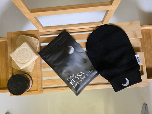 Kessa Exfoliating Glove - Black