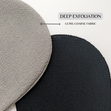 Load image into Gallery viewer, BfefBo Kessa Exfoliating Gloves, Black &amp; Grey, Ultra-coarse hammam mitt, Plant-based
